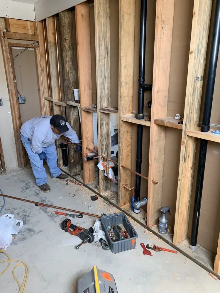 Commercial rough-in plumbing for Water Heater Replacement in Troutman Park